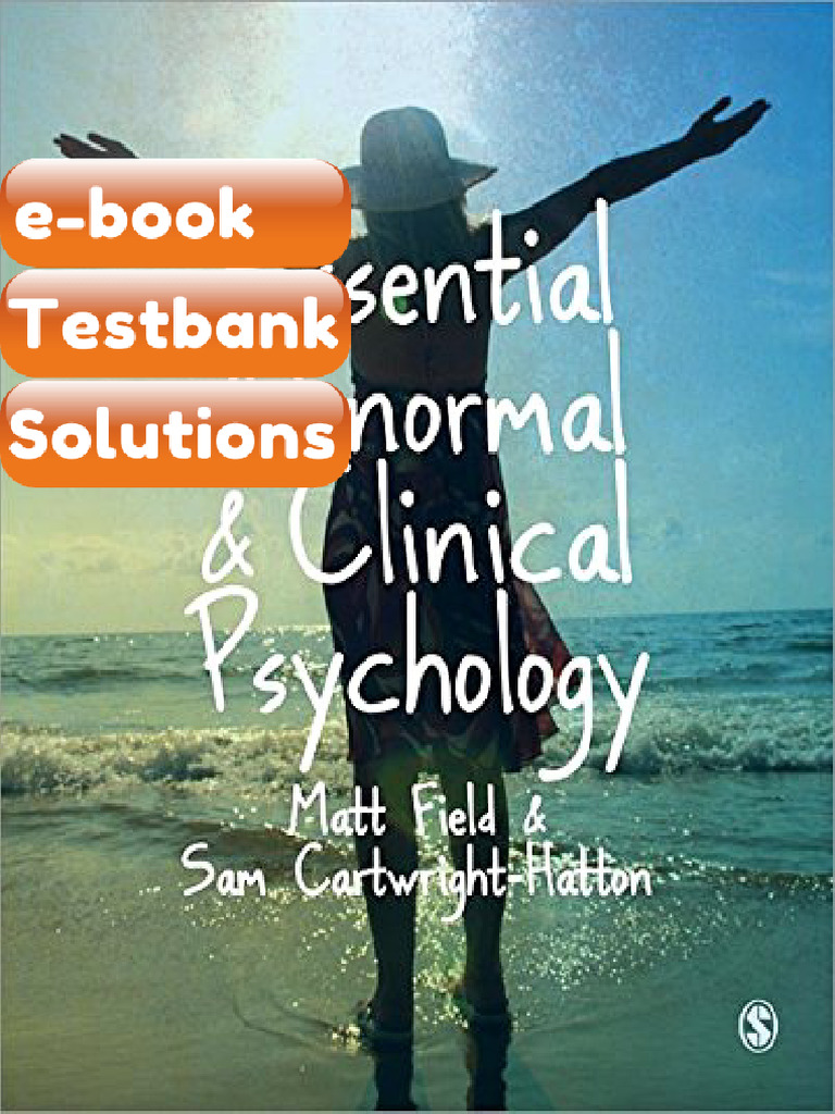 Essential Abnormal and Clinical Psychology by Field Testbank & eBook ...