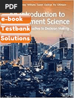 Original PDF) Introduction to Management Science 13th Edition
