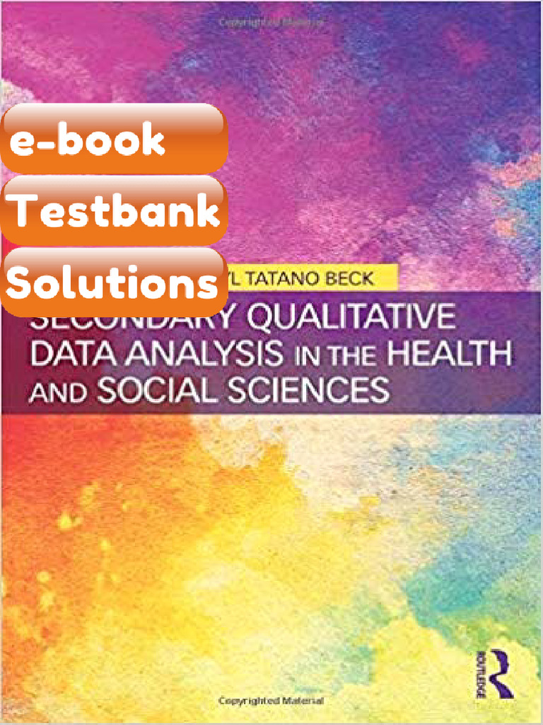 Secondary Qualitative Data Analysis in the Health and Social Sciences ...