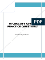 Microsoft Office Practice Questions