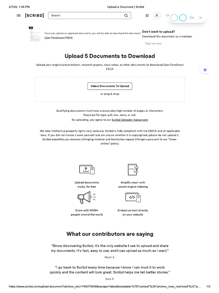Upload A Document - Scribd | PDF
