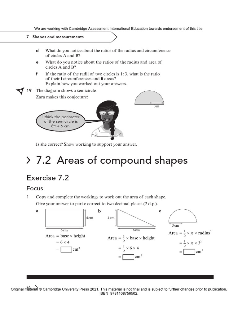 HW Yr9 Week 4 in Workbook | PDF | Area | Mathematics