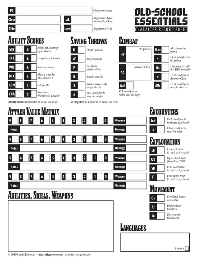 My Custom PC Sheet v0 Nxmgzbapgitf1 | PDF