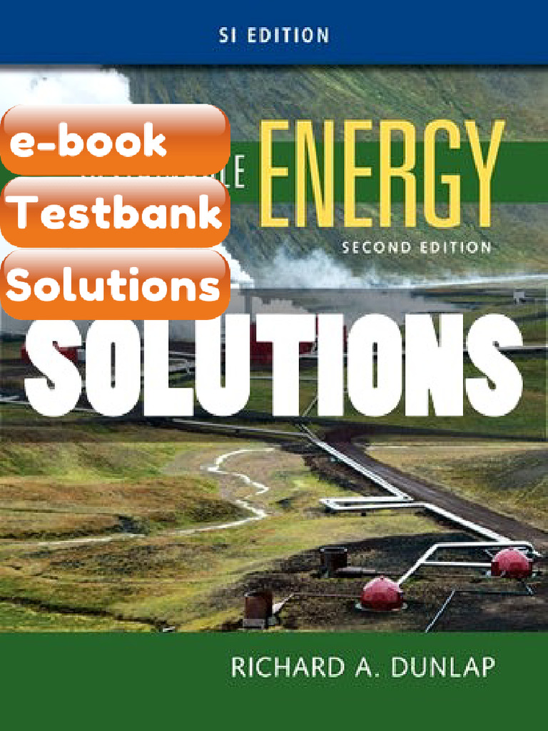 Testbank Sustainable Energy SI 2 Ed Dunlap Fast Download | PDF ...