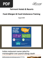 Allergen Management in Catering | PDF | Food Allergy | Sauce