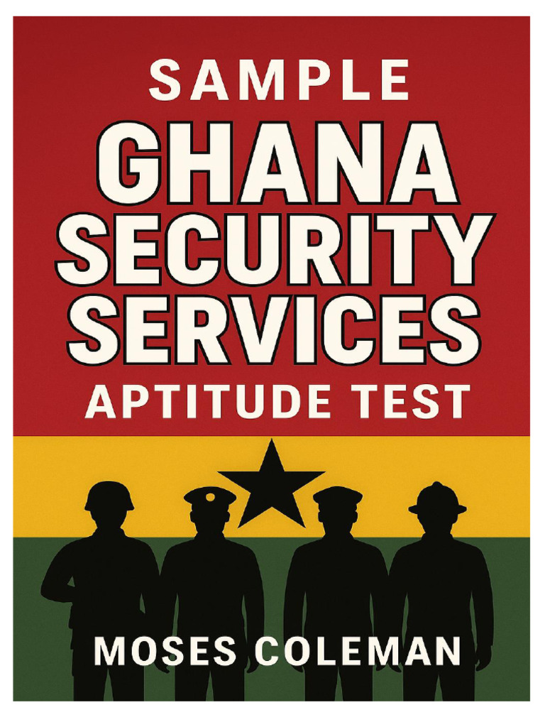 Sample Ghana Security Services Aptitude Test Army Police Prisons ...