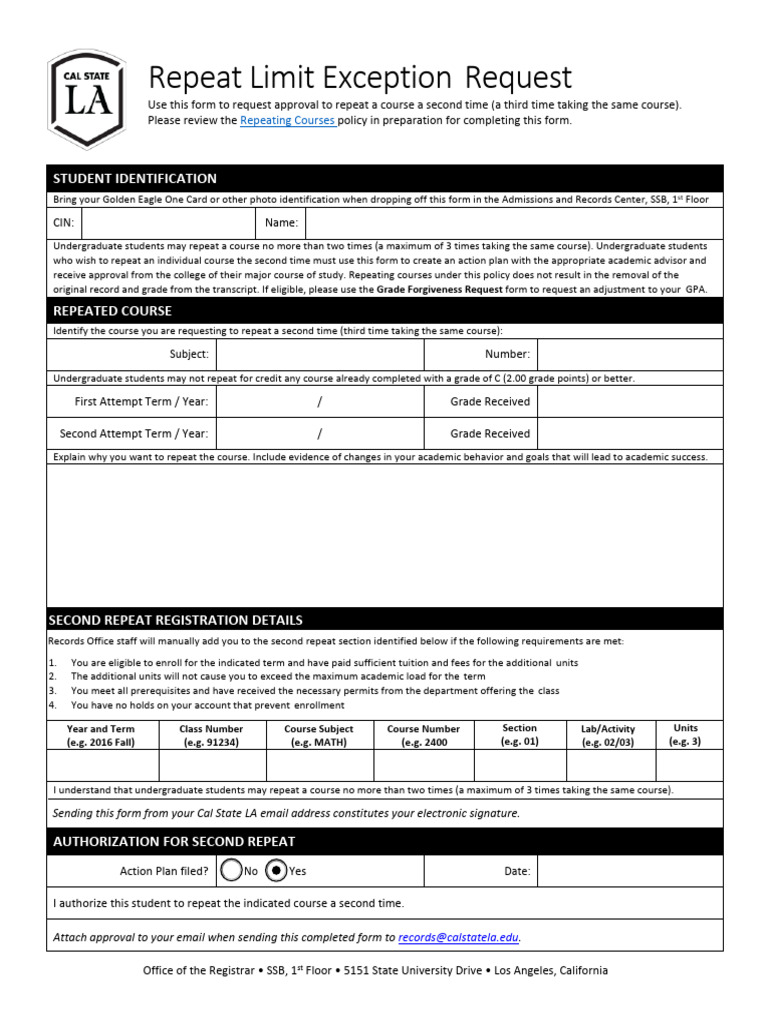 Repeat Limit Exception 2 | PDF