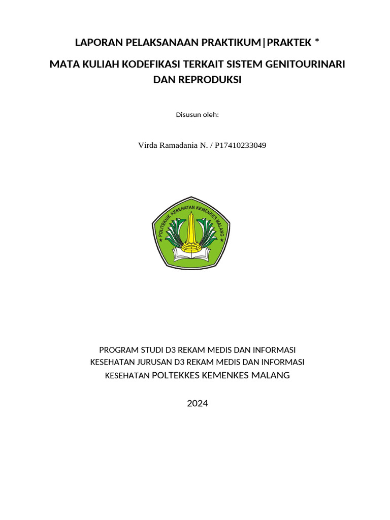 Virda Laprak Genito TM 12 | PDF
