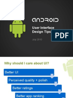 Android UI Design Tips