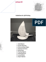 Guidelines for Making 3D Files Printable