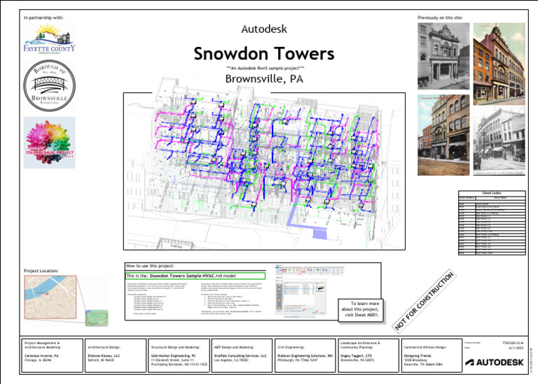 Snowdon Towers Sample HVAC | PDF | Technical Drawing