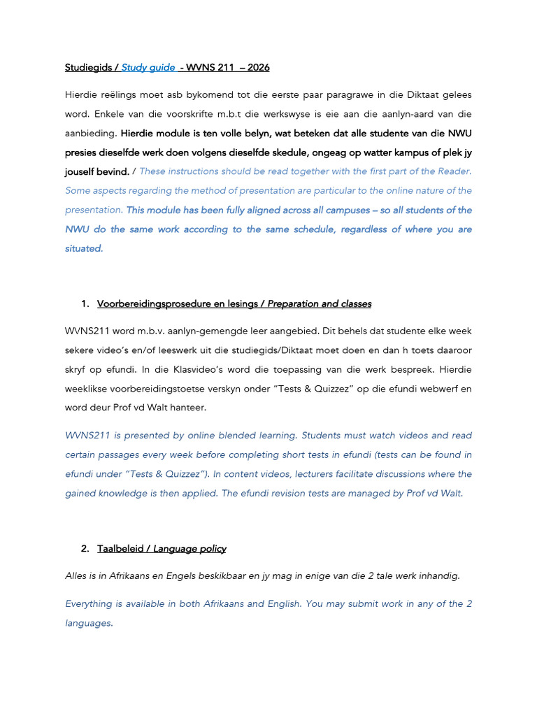 Study Guide WVNS 211 2026 | PDF