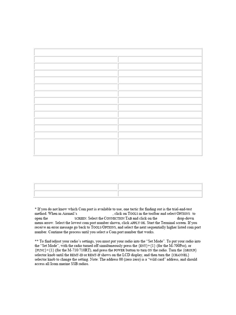 Icom 700pro 710 710RTConfig | PDF | Physical Layer Protocols | Computer ...
