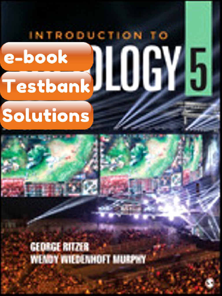 Introduction To Sociology 5th Edition Ritzer Ebook & Testbank | PDF ...