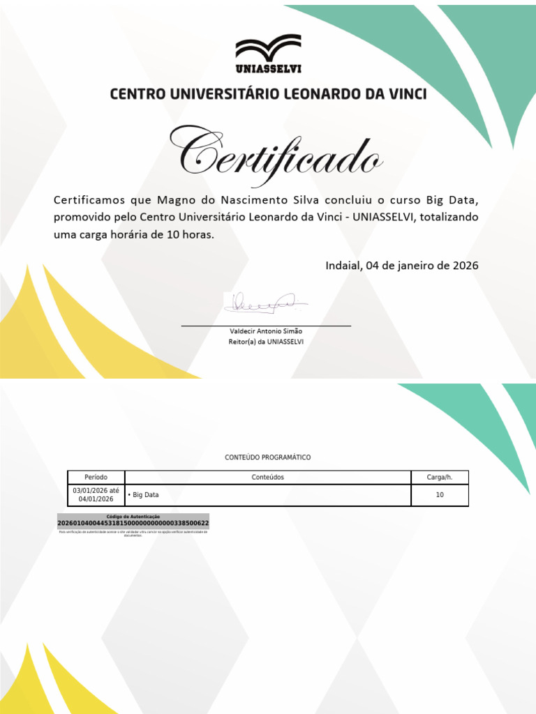 Certifica Do | PDF
