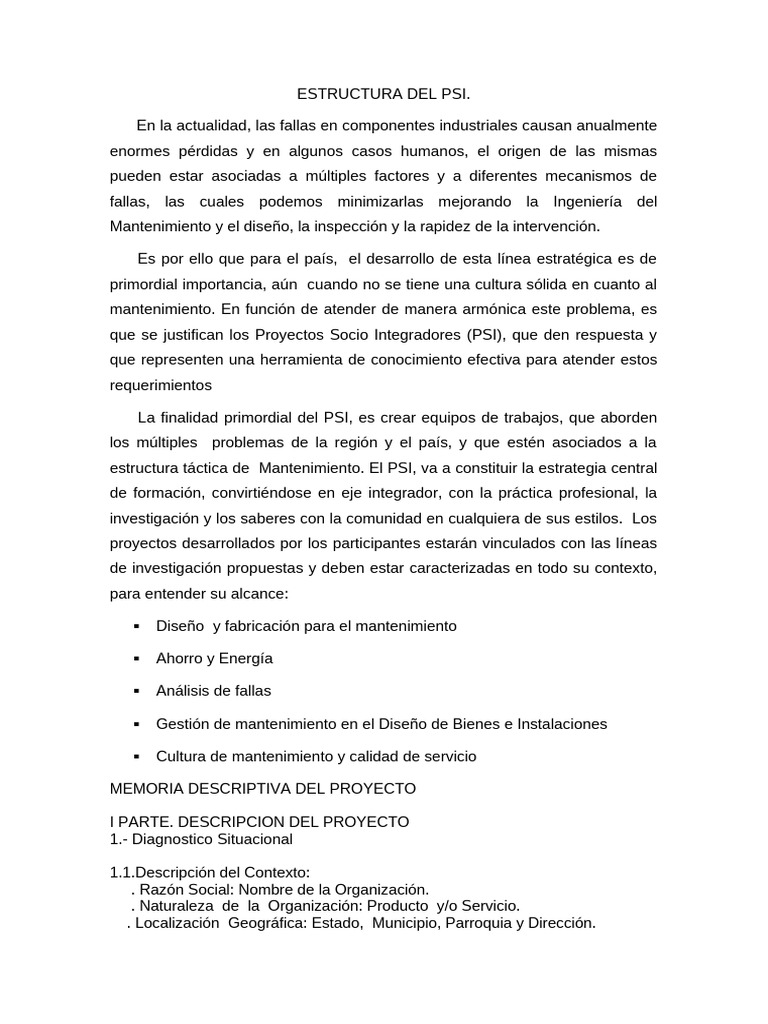 Estructura Del Psi | PDF | Diseño | Conocimiento