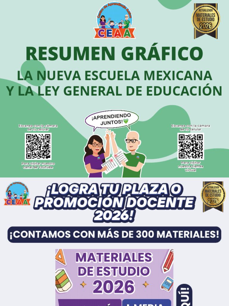 La Nueva Escuela Mexicana y La Ley General de Educacion | PDF ...