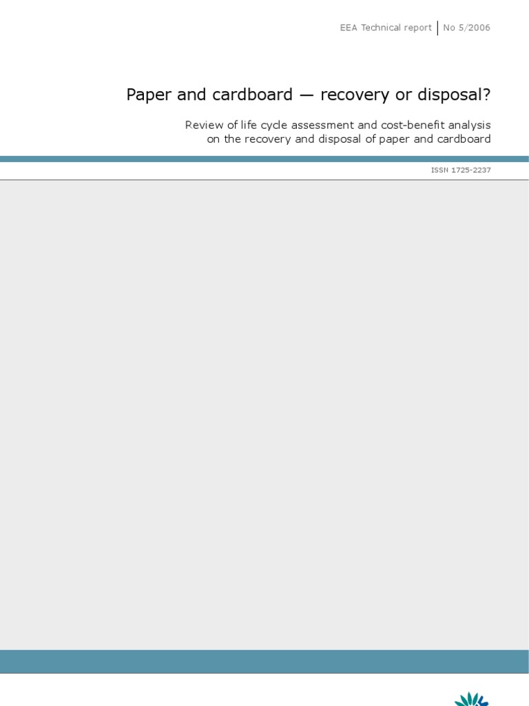 SC of Recycle Paper | PDF | Life Cycle Assessment | Recycling
