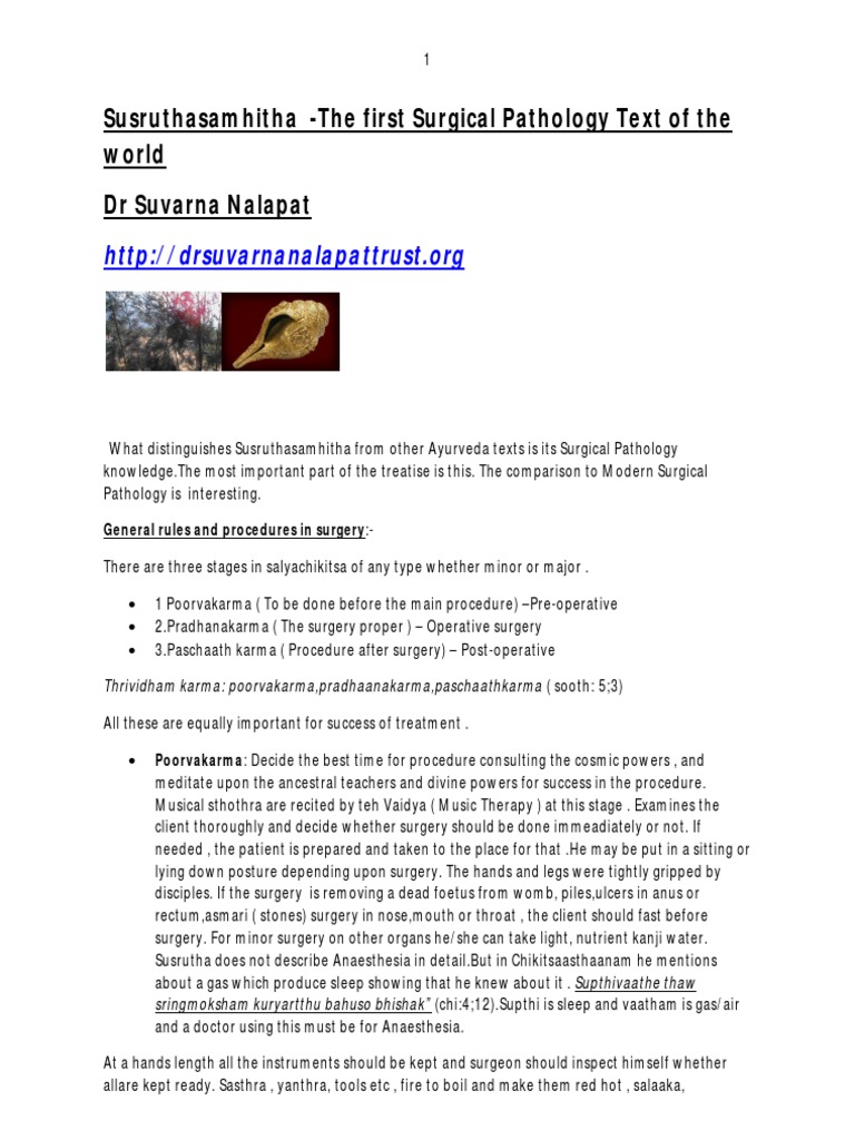 Susruthasamhitha Part 2 | PDF | Surgery | Wound