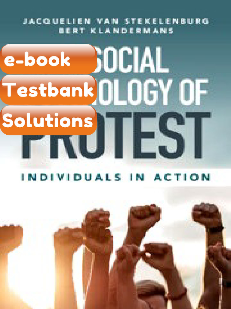 Ebook & Testbank Social Psychology of Protest 1st Edition | PDF ...
