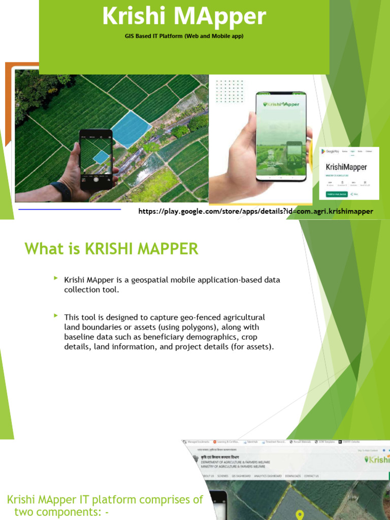 NMEO OS User Manual Krishi Mapper Updated | PDF | Mobile App | Google Play