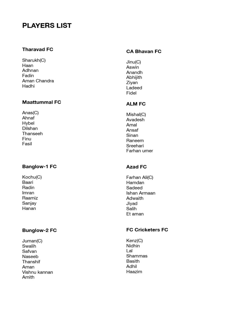 Players | PDF