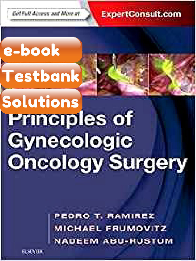Principles of Gynecologic Oncology Surgery by Pedro T Ramirez MD ...