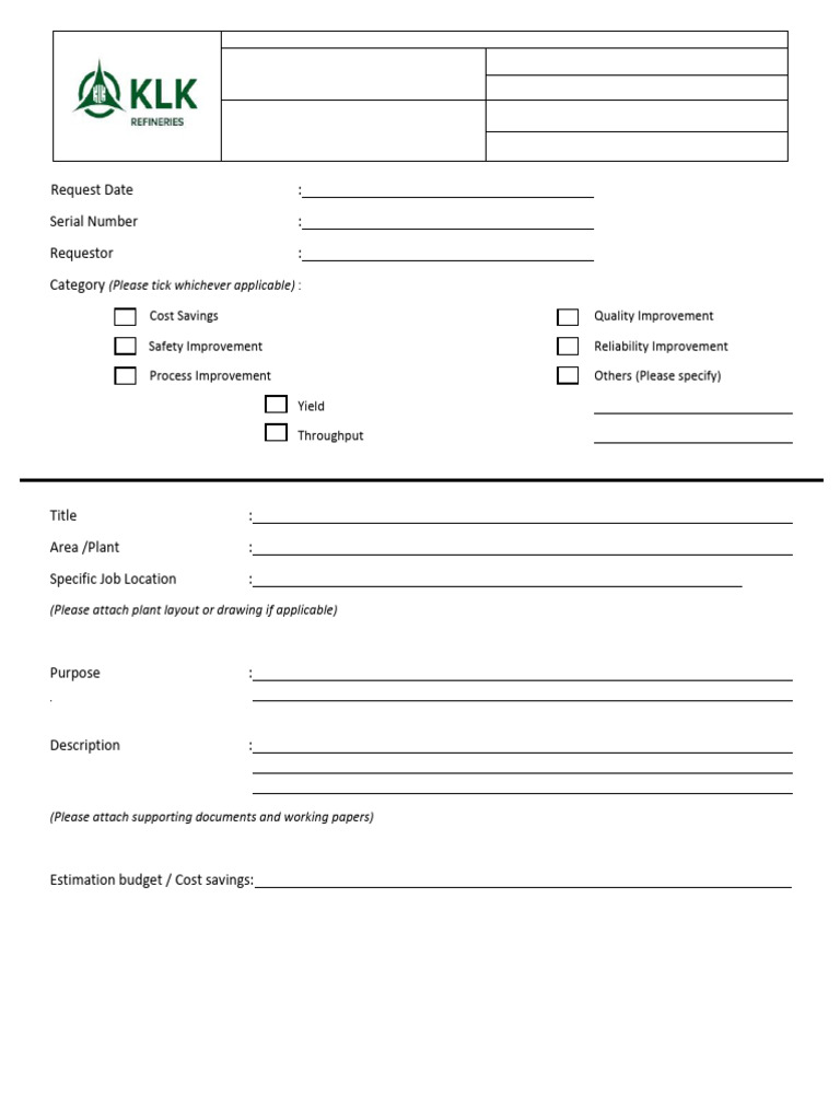 FF-LAB-27A - Change Management Form (CMF) - 011222 - Rev 1 | PDF