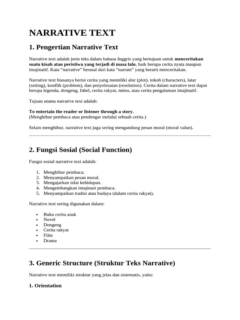 Narrative Text | PDF