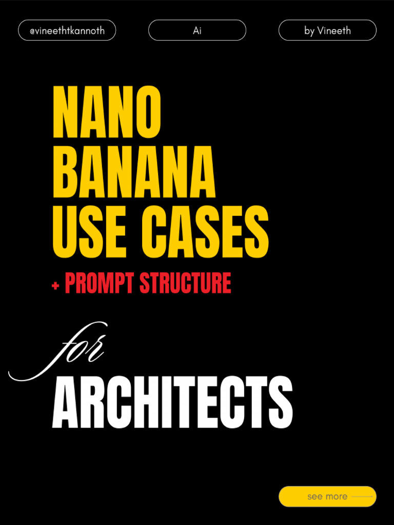 Nano Banana Use Cases For Architects 1760671132 | PDF