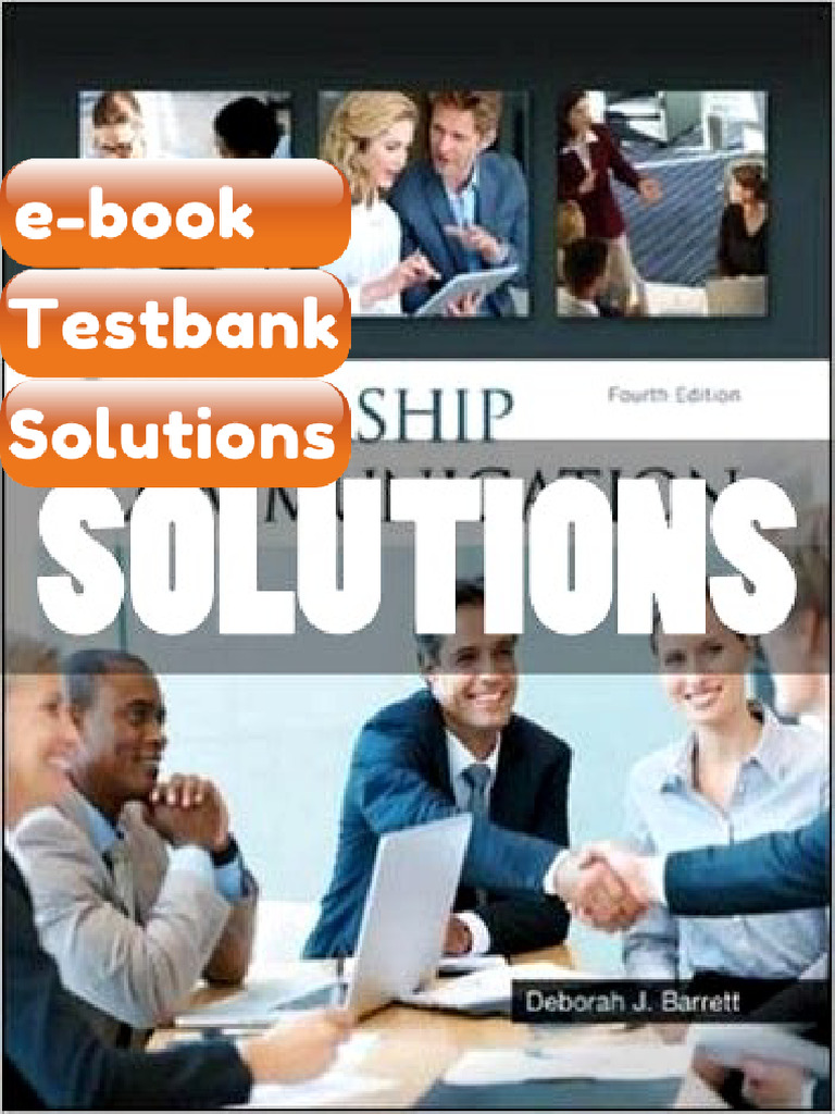 Testbank Solutions Leadership Communication 4 Ed Barrett Fast Download ...