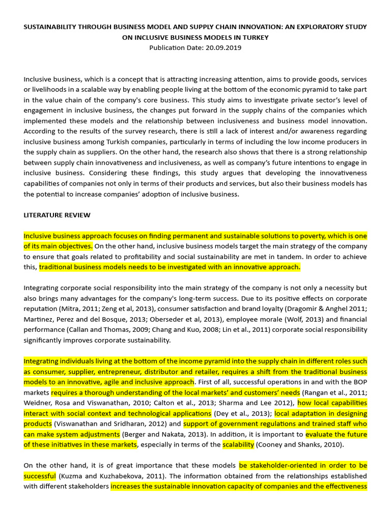 RRL Highlight | PDF | Sustainability | Corporate Social Responsibility