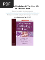 MacSween S Pathology of The Liver 6th Ed Edition A. Burt Latest