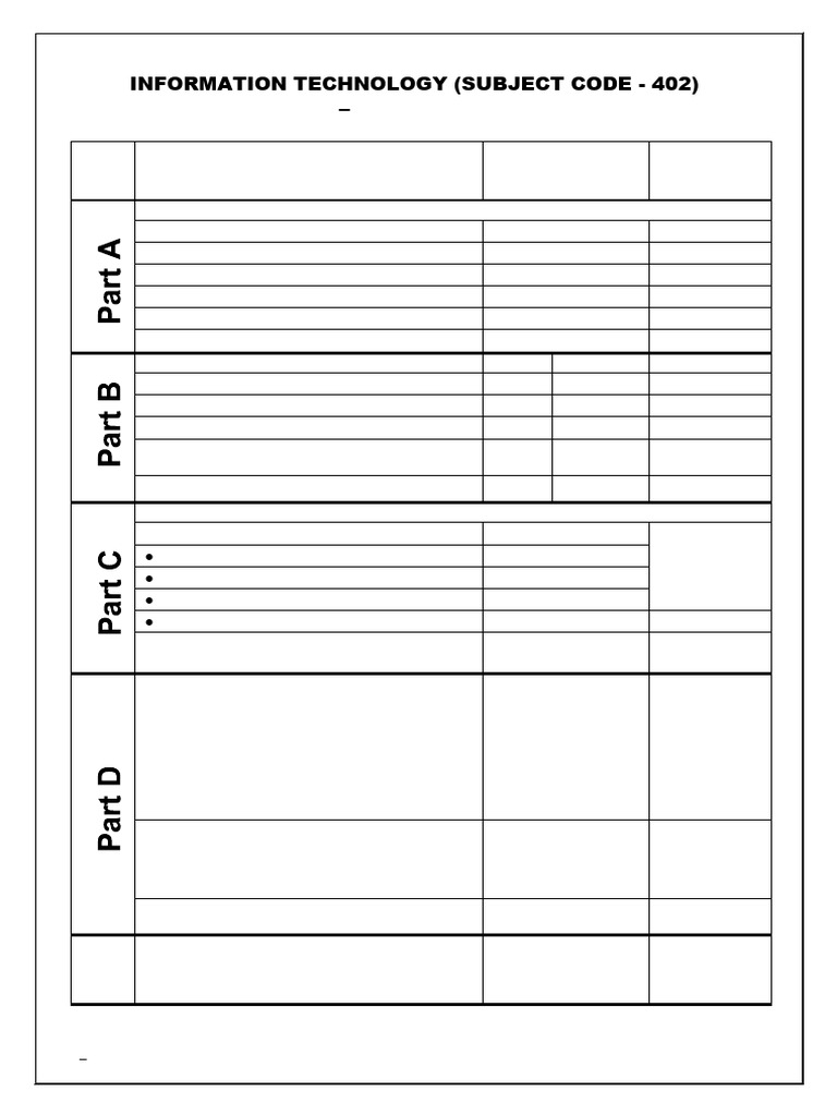 It 402 Syllabus Class 10 | PDF | Databases | Relational Database
