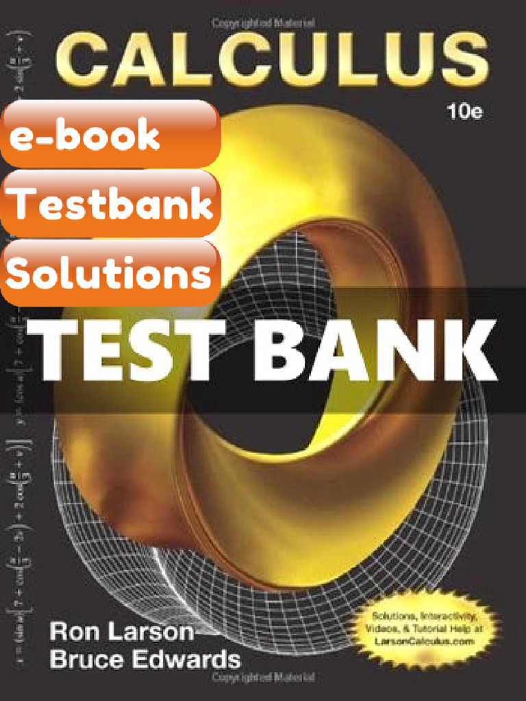 Testbank Calculus 10 Ed Larson Fast Download | PDF | Services ...