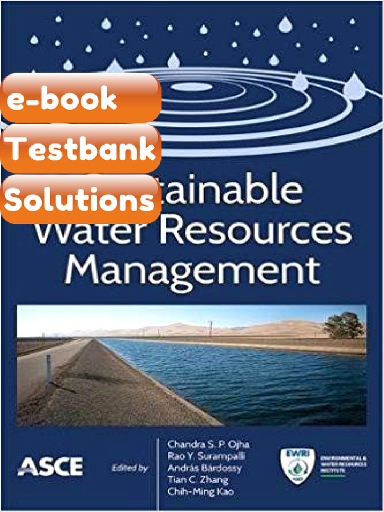 Sustainable Water Resources Management by Edited Chandra SP Ojha Rao Y ...