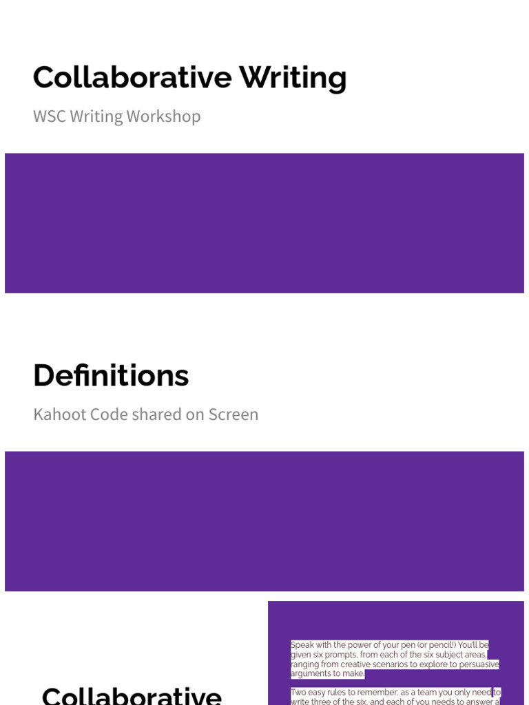 Collaborative Writing L | PDF | Argument | Essays