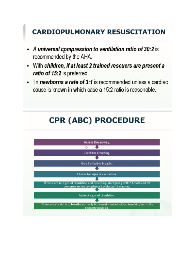 Cardiopulmonary Resuscitation | PDF