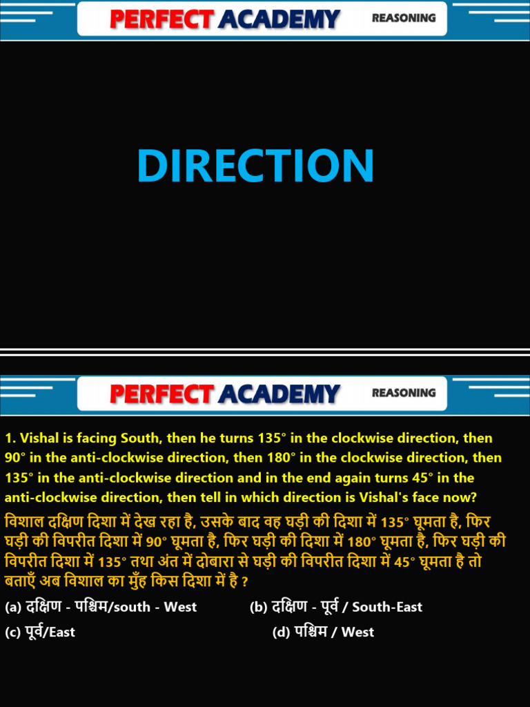 Direction Complete PDF (Board) | PDF