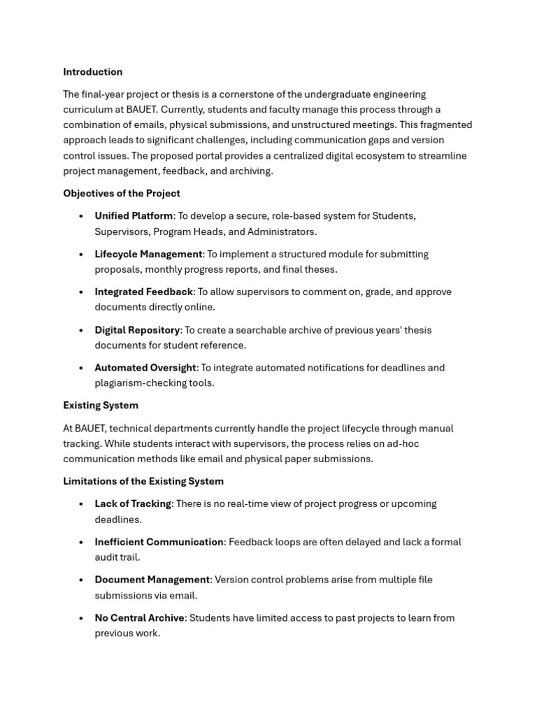 Proposal - Thesis Attachment | PDF | Web Application | Databases