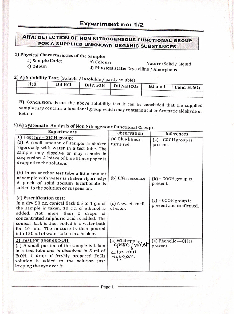 Lab Experiment 1 | PDF