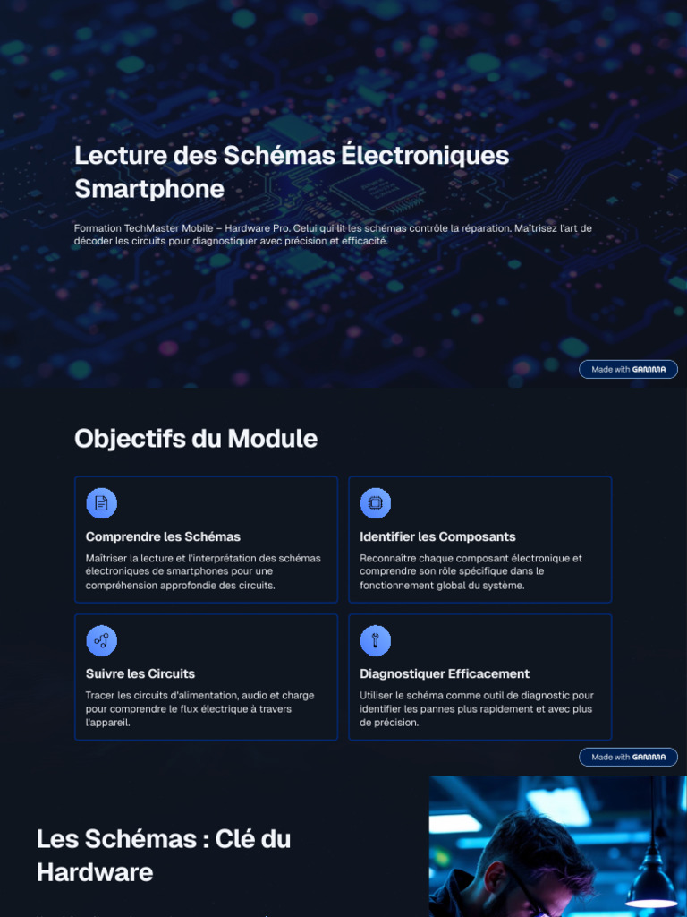 Lecture Des Schemas Electroniques Smartphone | PDF | Électronique ...