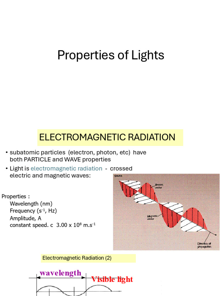 Properties of Light | PDF