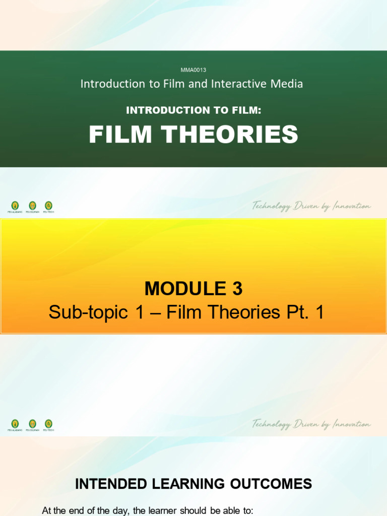 Film Theories | PDF | Film Theory