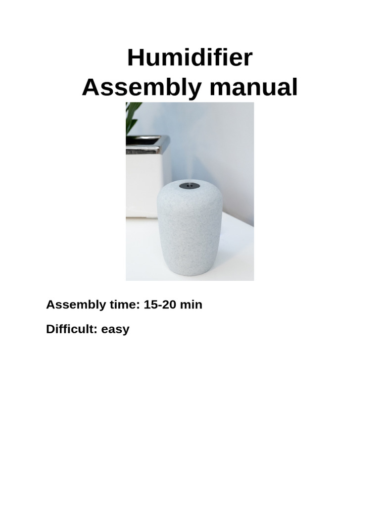 Assembly Manual | PDF