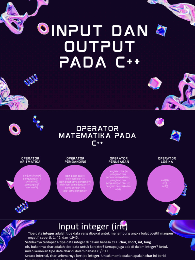 Input Pada CPP Part 1 | PDF