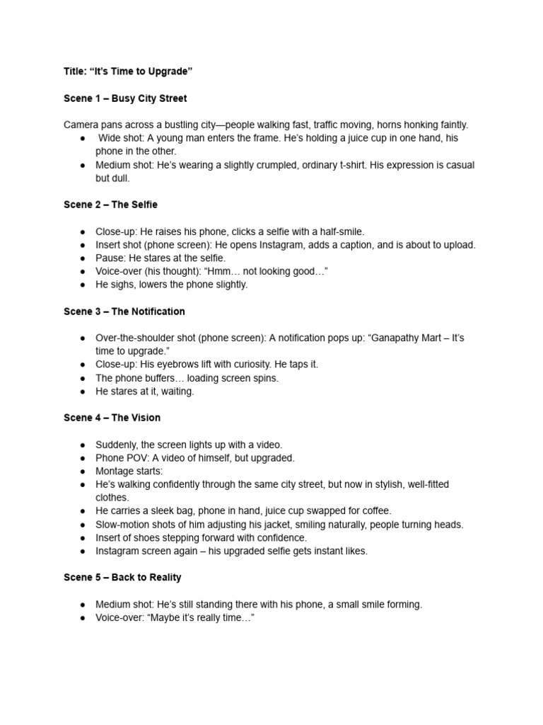 Ganapathy Mart Script - Google Docs | PDF