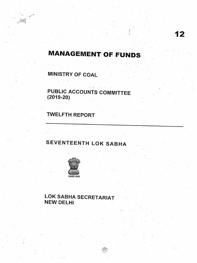 Management of Funds - Pac Report 2019 - 20 | PDF | Pension | Financial ...
