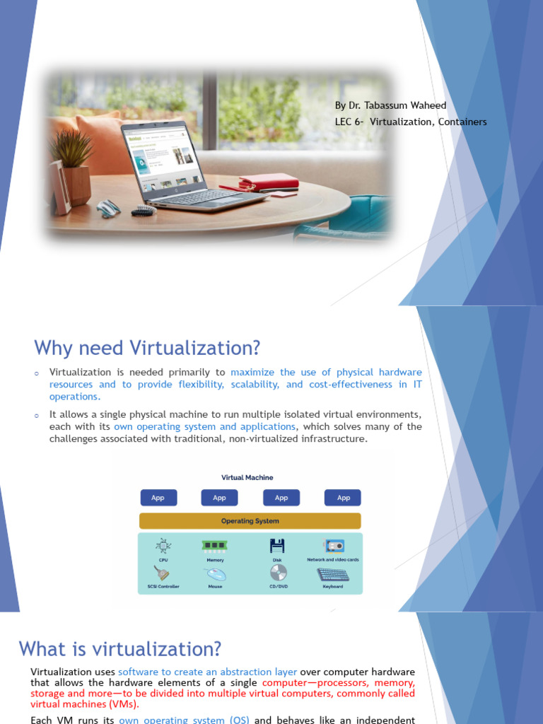 MS AOS LEC 6 Virtualization Containers FA 25 | PDF | Virtualization ...