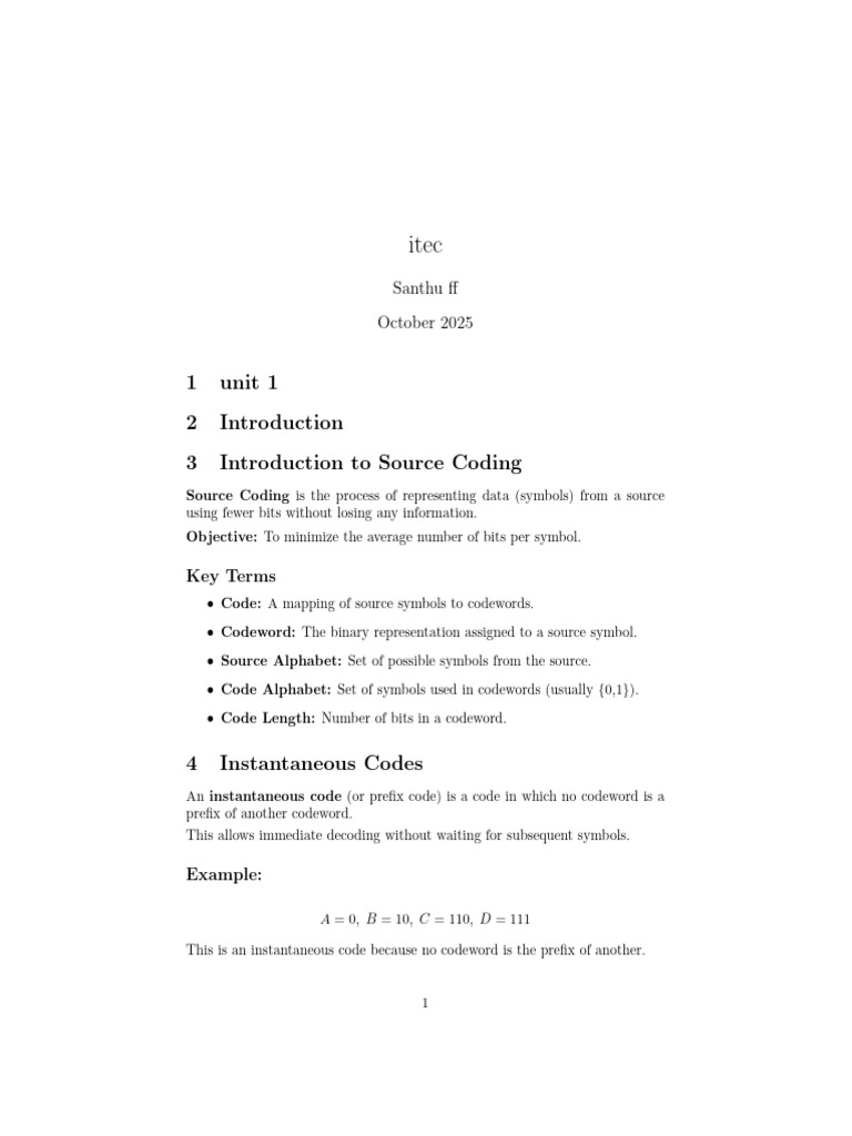 Itec 1 To 3 Unit Chatgpt Notes | PDF | Code | Naming Conventions